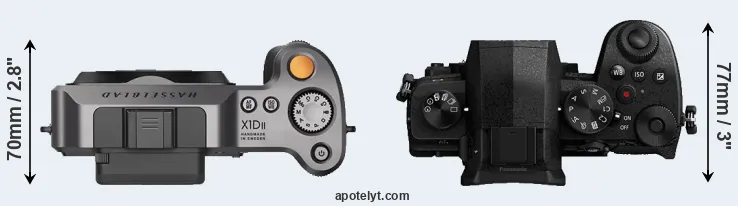 Compare X1D II versus G90 top