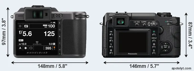 Comparison X1D II or L1 rear