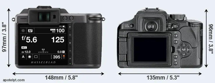 Comparison X1D II or L10 rear