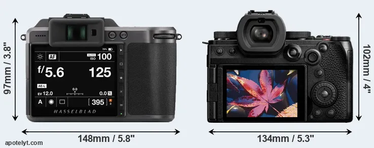 Comparison X1D II or S5 II rear