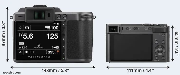 Comparison X1D II or ZS200 rear