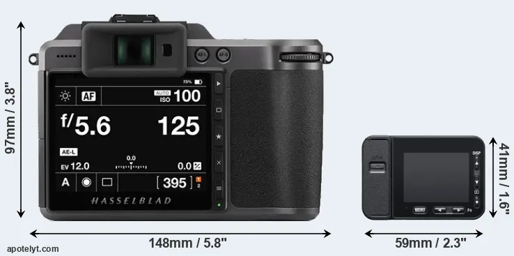 Comparison X1D II or RX0 II rear