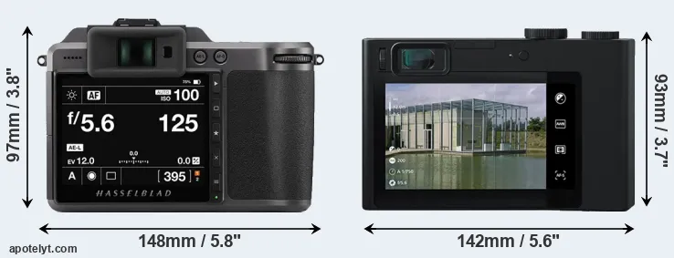 Comparison X1D II or ZX1 rear