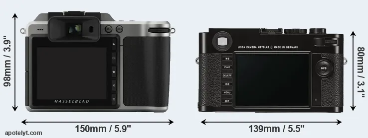 Comparison X1D or M Typ 262 rear