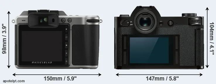 Comparison X1D or Leica SL rear
