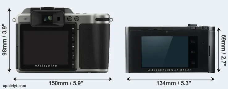 Comparison X1D or T Typ 701 rear