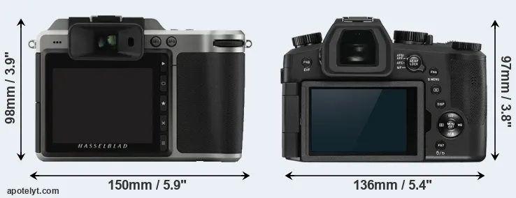 Comparison X1D or V-LUX 5 rear