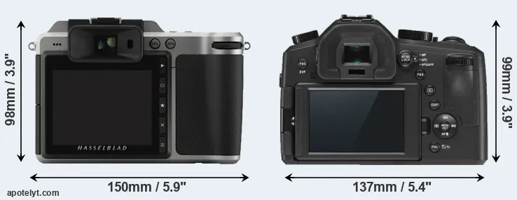 Comparison X1D or V-LUX Typ 114 rear