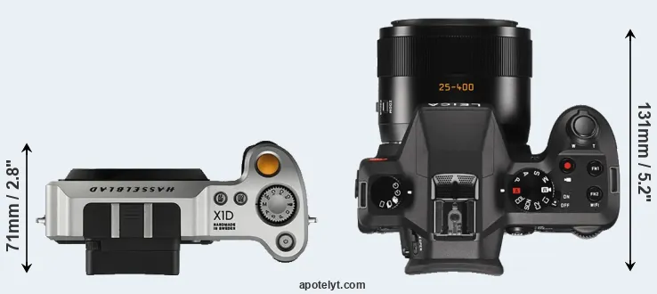 Compare X1D versus V-LUX Typ 114 top