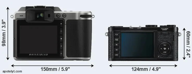 Comparison X1D or X1 rear