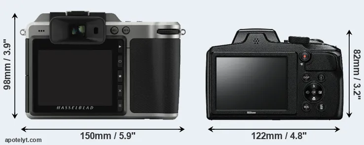 Comparison X1D or B600 rear