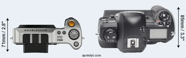 Compare X1D versus D1X top
