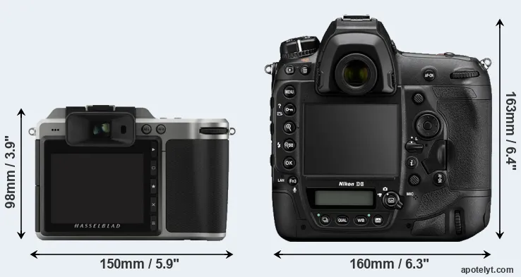 Comparison X1D or D6 rear