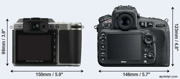 Comparison X1D or D810 rear