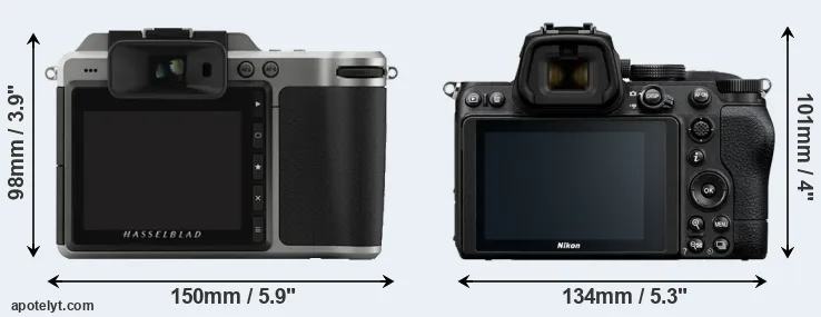 Comparison X1D or Z5 rear