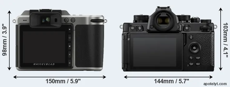Comparison X1D or Zf rear