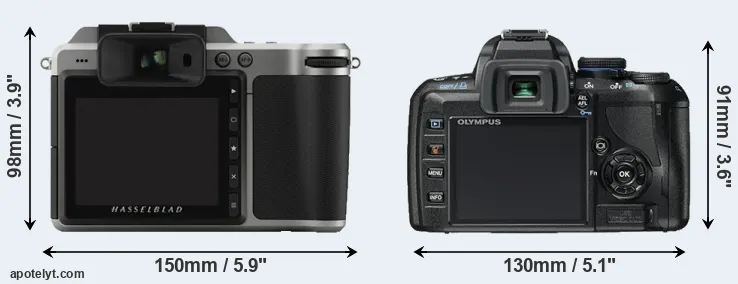 Comparison X1D or E-450 rear