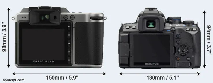 Comparison X1D or E-620 rear