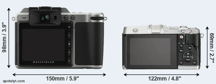 Comparison X1D or E-P5 rear