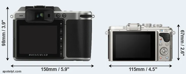 Comparison X1D or E-PL8 rear