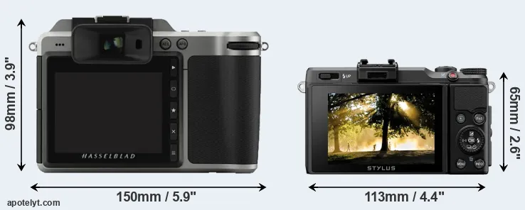 Comparison X1D or XZ-2 rear