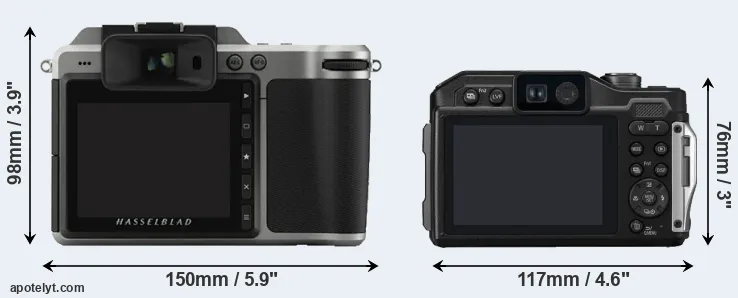 Comparison X1D or FT7 rear