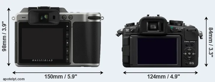 Comparison X1D or G2 rear