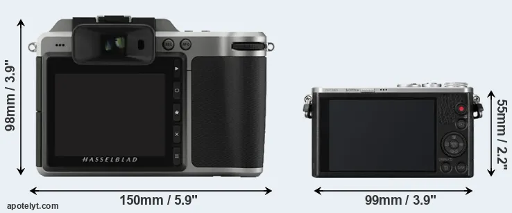 Comparison X1D or GM1 rear