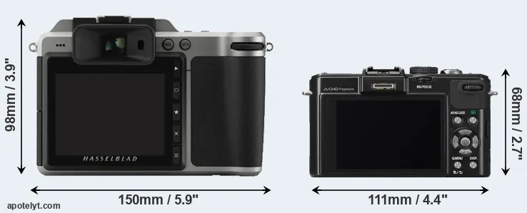 Comparison X1D or LX7 rear