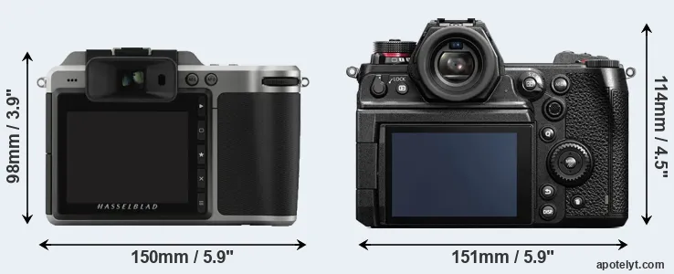 Comparison X1D or S1H rear