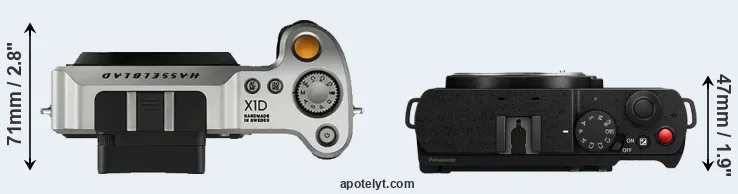 Compare X1D versus S9 top