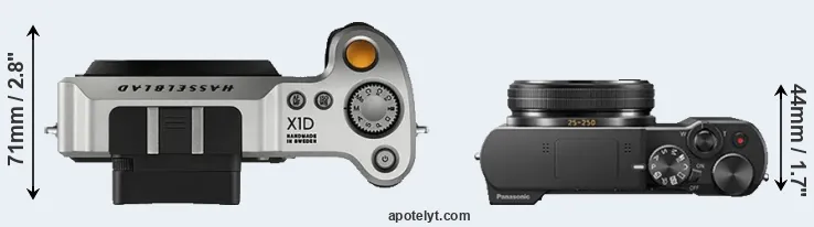 Compare X1D versus TZ100 top