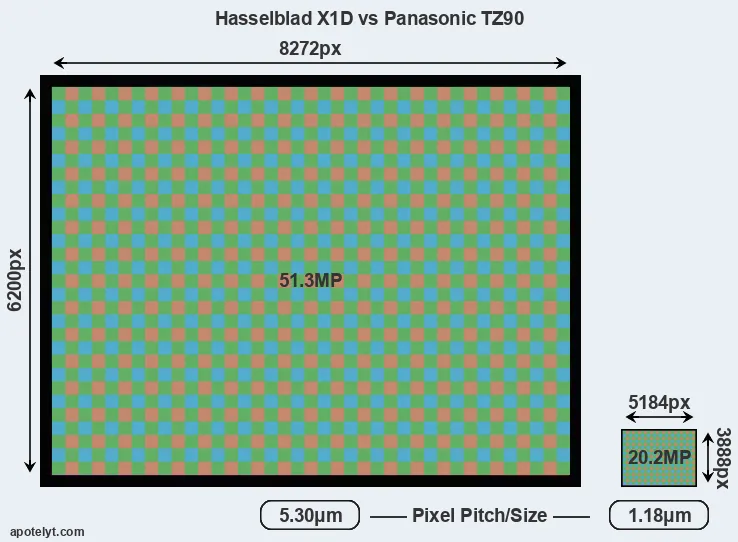 X1D versus TZ90 MP