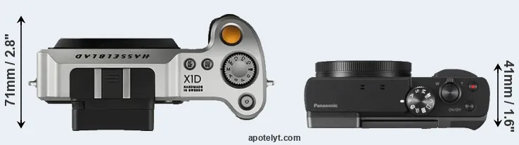 Compare X1D versus TZ90 top