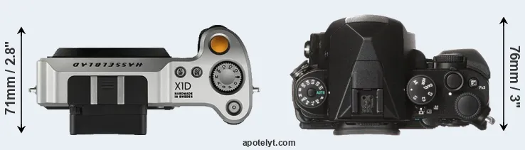 Compare X1D versus KP top