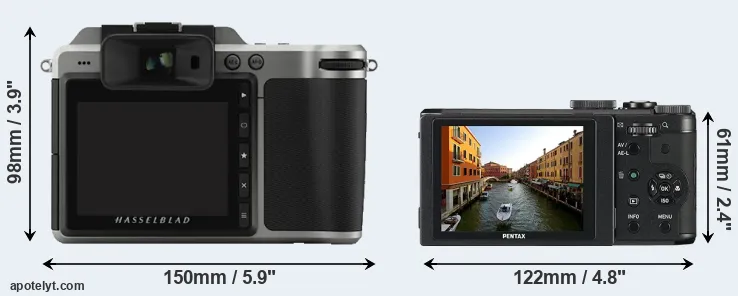 Comparison X1D or MX-1 rear