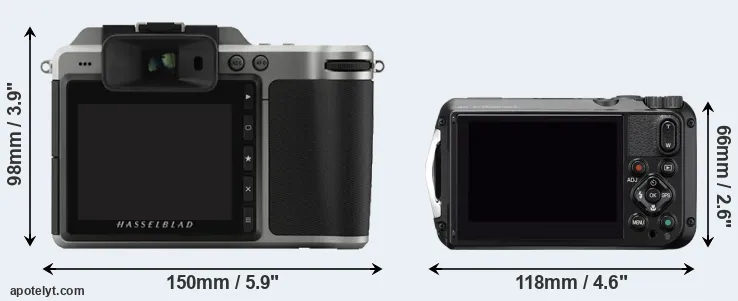Comparison X1D or WG-6 rear
