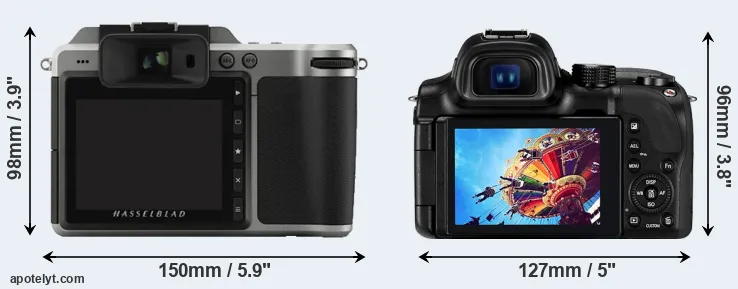 Comparison X1D or NX30 rear