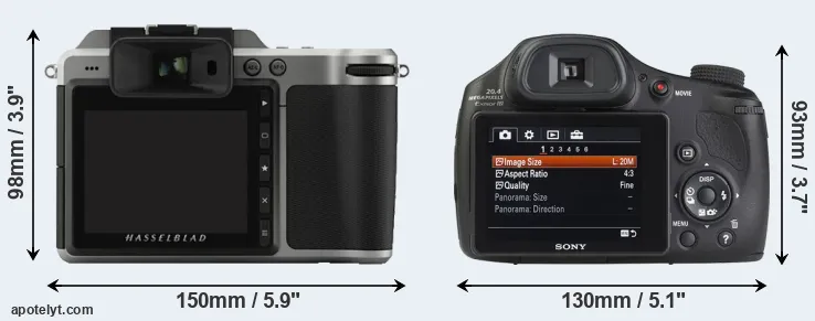 Comparison X1D or HX350 rear
