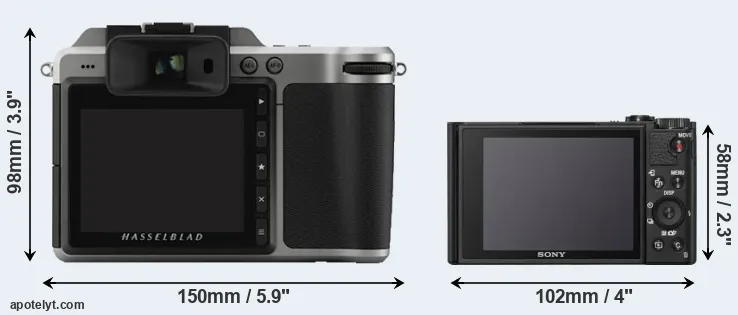 Comparison X1D or WX800 rear