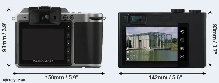 Comparison X1D or ZX1 rear