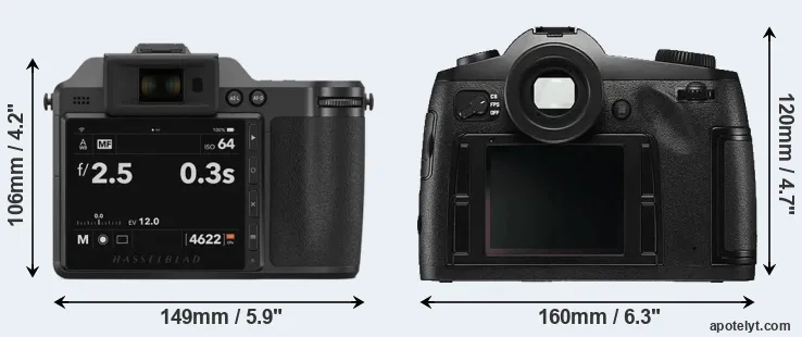Comparison X2D 100C or S Typ 006 rear