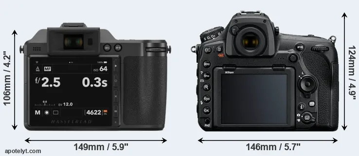 Comparison X2D 100C or D850 rear