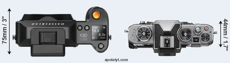 Compare X2D 100C versus Z fc top