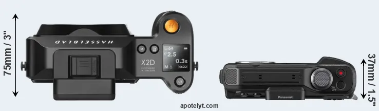 Compare X2D 100C versus FT7 top