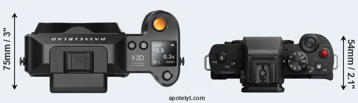 Compare X2D 100C versus G100 top
