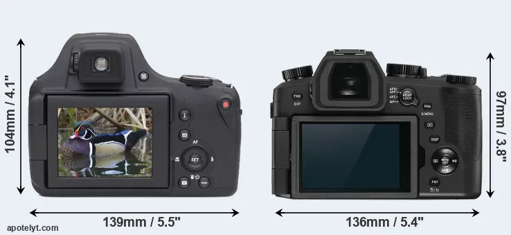 Comparison AZ901 or V-LUX 5 rear