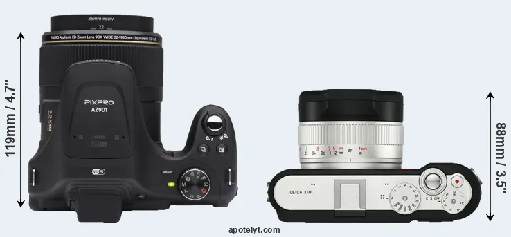 Compare AZ901 versus X-U Typ 113 top