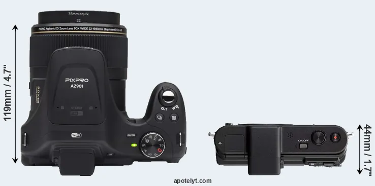 Compare AZ901 versus V1 top