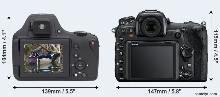 Comparison AZ901 or D500 rear